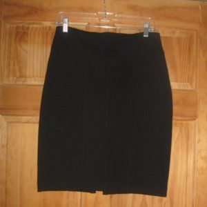 Jennifer Lopez Black Pencil Skirt with Side Zipper
